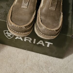 Ariat Tan Leather Loafers